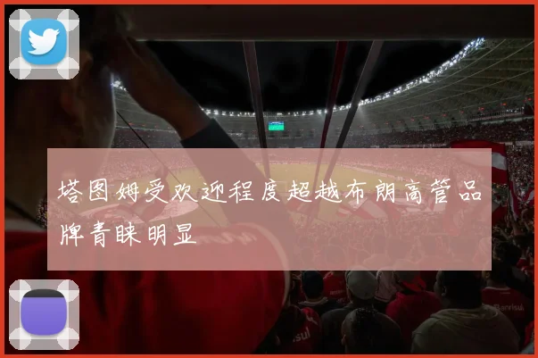 塔图姆受欢迎程度超越布朗高管品牌青睐明显